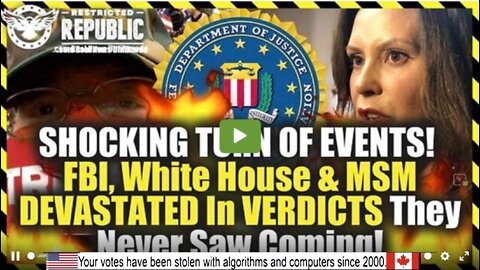 SHOCKING TURN OF EVENTS! FBI, White House & MSM DEVASTATED In VERDICTS They Never Saw Coming!