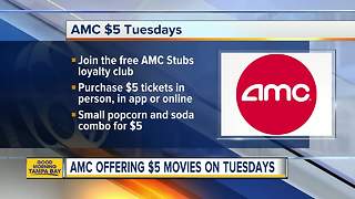 AMC Theatres bringing back $5 movie tickets