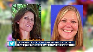 Students & staff grieve tragic loss, two staff members killed in murder suicide