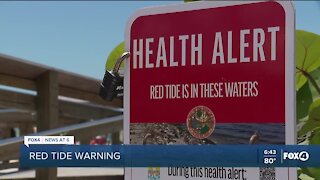 Health Alert: Red Tide blooms in Lover's Key State Park