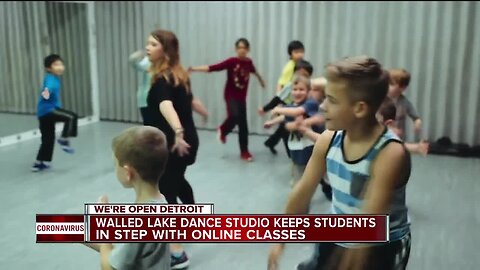 Walled Lake dance studio keeps students in step with online dance class