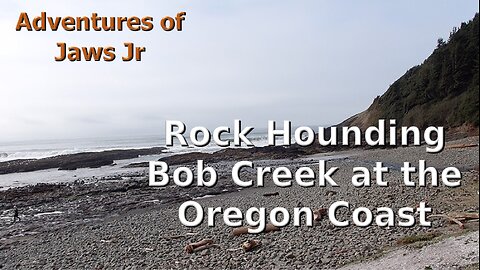 Rock Hounding Bob Creek at the Oregon Coast