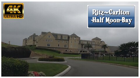 Ritz-Carlton Hotel At Half Moon Bay on a Cloudy Weekend