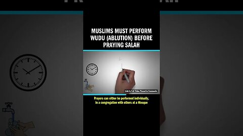 Muslims Must Perform Wudu (Ablution) Before Praying Salah