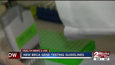 New BRCA gene testing guidelines