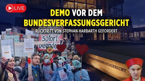 Demo am Bundesverfassungsgericht: Anwälte für Aufklärung fordern Rücktritt von BVerfG-Chef Harbarth