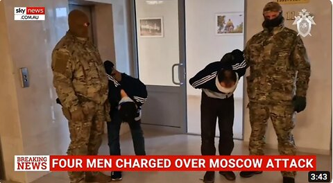 Four charged after terrorist attack on Moscow concert hall