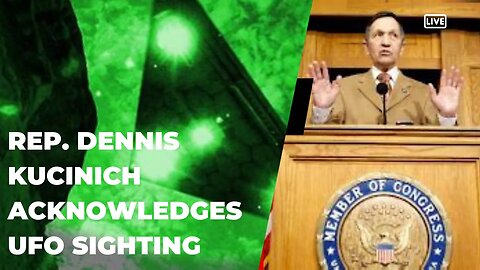 Representative Dennis Kucinich Witnessed Triangle UFO