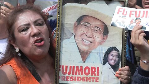 Supporters of ex-Peru president Fujimori gather outside prison as court orders release