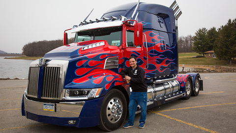 This Is World's First Fan-Built Optimus Prime Truck