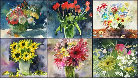 Easy Watercolour Flower Painting - Course Now Available