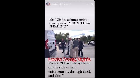 Parent ARRESTED After Protesting Against CRT at Loudoun County School Board Meeting