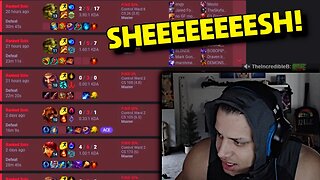 Tyler1 Shows His Match History