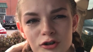 A Girl Cries Her Makeup Off