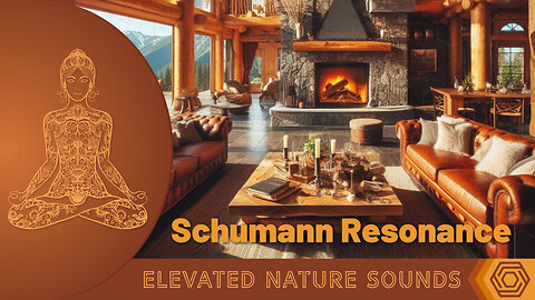 Pure Schumann Resonance 7.83 Hz Earth's Heartbeat with Ambient Sounds of Crackling Fireplace