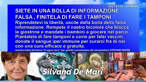 SIETE IN UNA BOLLA DI INFORMAZIONE FALSA, FINITELA DI FARE I TAMPONI - 2021.03.12 - SDM#44