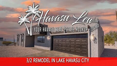Lake Havasu Remodel on Big Lot 3455 El Dorado Ave N MLS 1025004