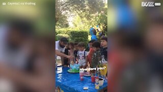 Rapaz é traído pelo amigo no seu aniversário