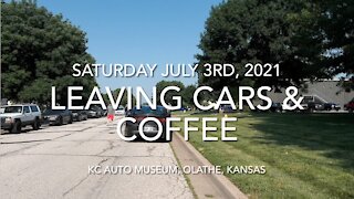 Leaving Cars & Coffee 1 - Saturday July 3rd, 2021
