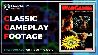 ColecoVision - WarGames (1984) - Classic Game Footage (CGF)