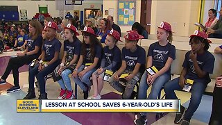 Akron teacher honored for fire safety lessons that saved student's life