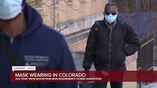 Polis: Colorado 'moving from mask requirements to mask suggestions'