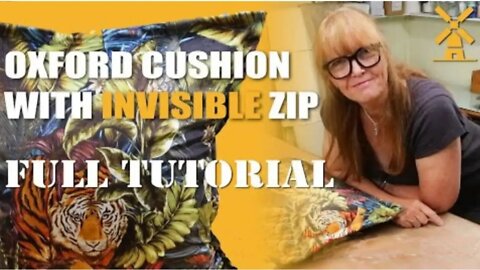 How To Make An Oxford Cushion With Invisible Zip