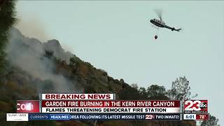 Garden Fire burning in Kern River Canyon