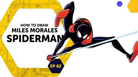 How to draw Miles Morales Spiderman ep62