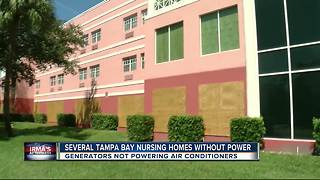 Several Tampa Bay nursing homes without power