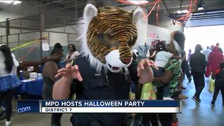 Milwaukee Police District 7 hosts Halloween party for community