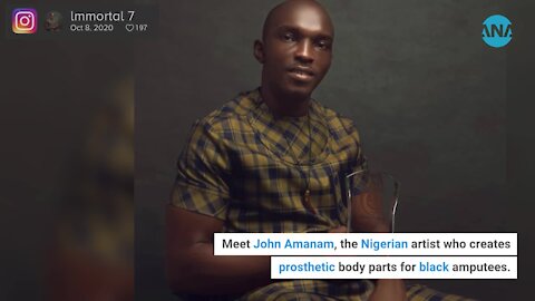 Nigerian sculptor creates prosthetics for black amputees (1)