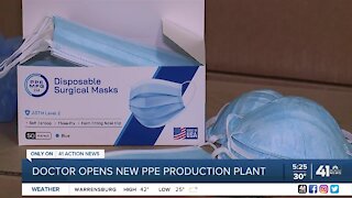 Doctor opens new PPE production plant