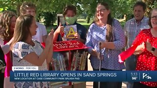 Little Red Library opens in Sand Springs