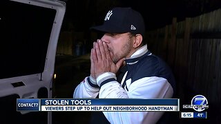 Denver7 viewers donate tools to help neighborhood handyman in Edgewater