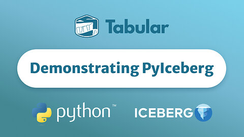 Demonstrating PyIceberg