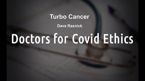 Turbo Cancer by Dr Dave Rasnick
