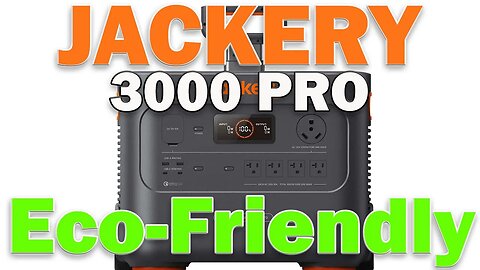 Jackery Explorer 3000 Pro Portable Power Station - Experience Unmatched Power Efficiency