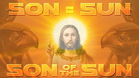 JESUS THE SUN OF THE "BABYLONIAN FLATTARDS" (AS ABOVE SO BELOW)