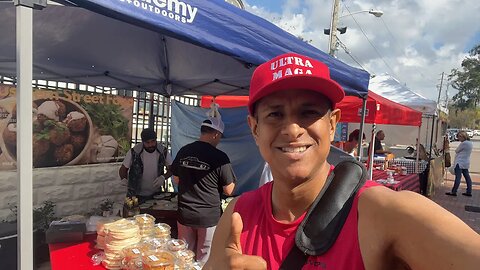 Mount Dora in a MAGA hat