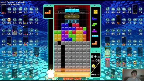 Tetris 99 Winning a game