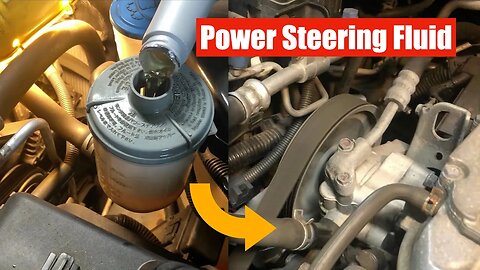 Lubricate your car's power steering before it's difficult to make a turn!