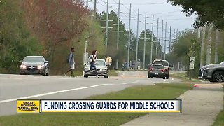 Hillsborough Co. commissioners to vote on placing crossing guards at every middle school