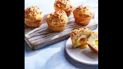 Ron's Incredible! Quick stuffed breakfast muffins