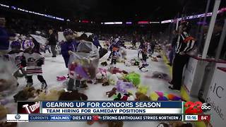 Condors hiring for gameday positions
