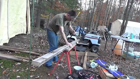 Started Building Tiny House Battery Room