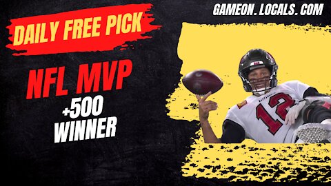 Daily Free Pick: NFL MVP +500 Winner!