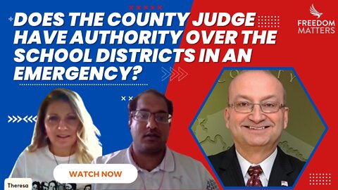 Does The County Judge Have Authority Over the School Districts in an Emergency?
