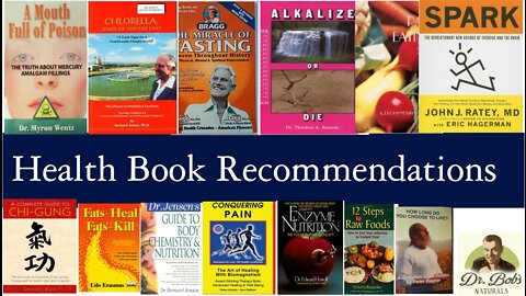 Dr Bob's Health Book Recommendations