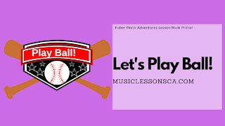 Piano Adventures Lesson Book Primer - Let's Play Ball